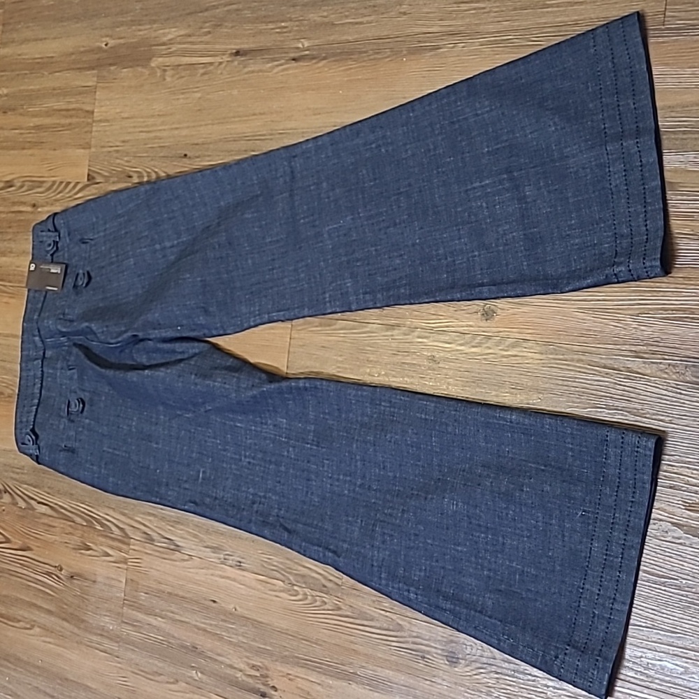 Banana Republic Women's Dark Blue Flare Jeans - Picture 11 of 12